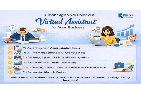 Clear Signs You Need a Virtual Assistant for Your Business
