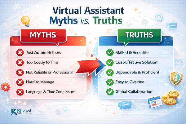 Virtual Assistant Myths: Truths That Will Transform How You Grow Your Business