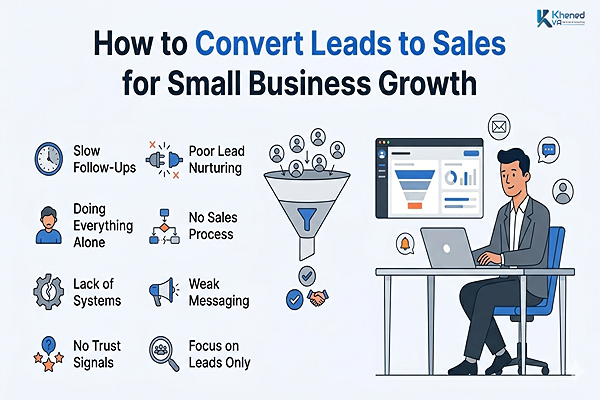 How to convert leads to sales for small business growth