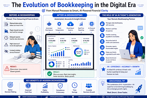 The Evolution of Bookkeeping in the Digital Era: A Practical Guide for Businesses