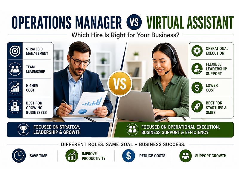 Operations Manager vs Virtual Assistant