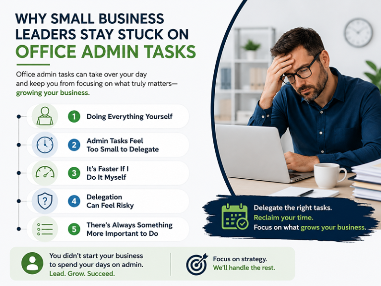 Why Small Business Leaders Stay Stuck on Office Admin Tasks