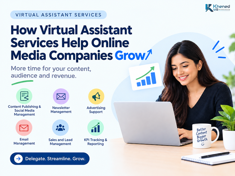 How Virtual Assistant Services Help Online Media Companies Grow